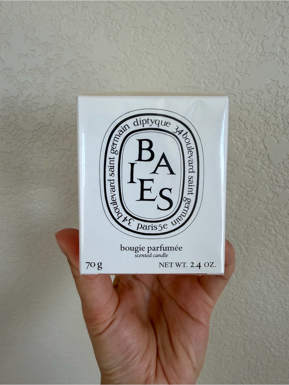 Diptyque Baies Scented Candle 70g 2.4 oz New Sealed